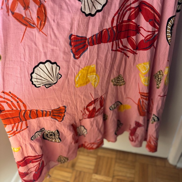 Label of Love Pink Anthropologie
Lobster Linen Blend Dress Size L - Picture 3 of 6